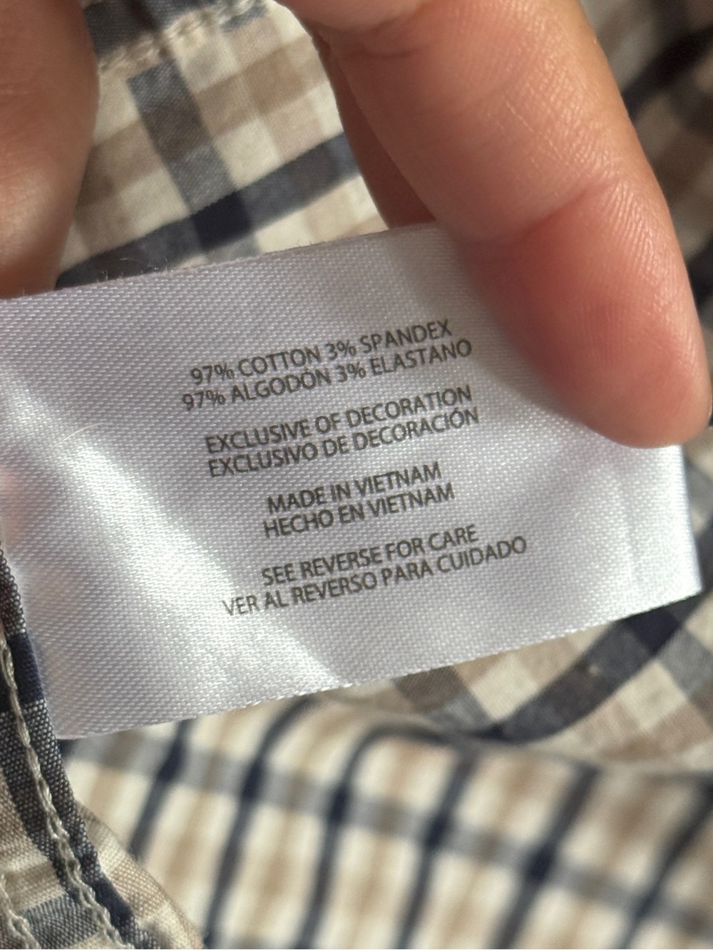 gap plaid button down - Picture 6 of 8
